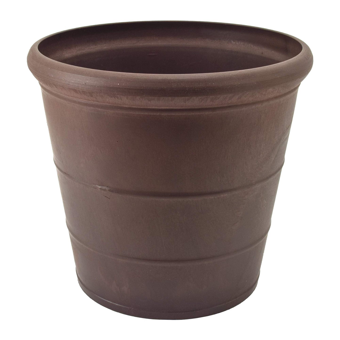 PSW Pot Collection NUR28C 10” Planter Pot for Indoor and Outdoor Plants and Gardens, 10-inch, Chocolate