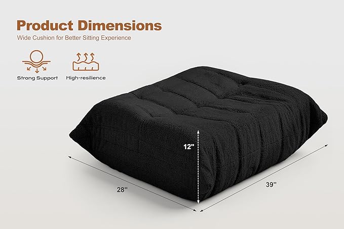 Bean Bag Pouf Ottoman, Foot Stool, Foot Rest