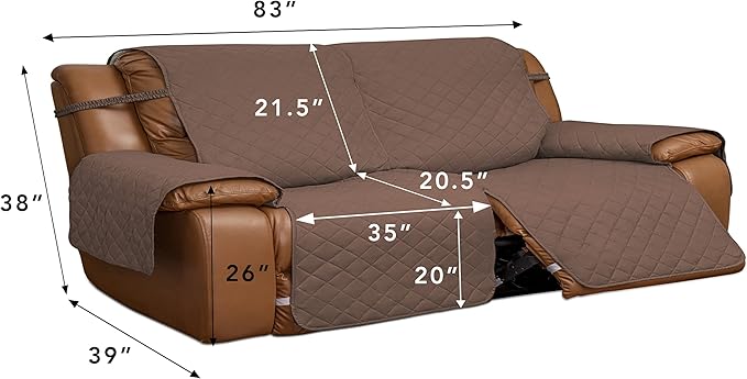 Easy-Going Recliner Sofa Cover, Reversible Couch Cover