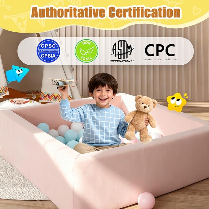 Tangram Puzzles Modular Kids Play Couch Building Fort, Children Explorer Sofa