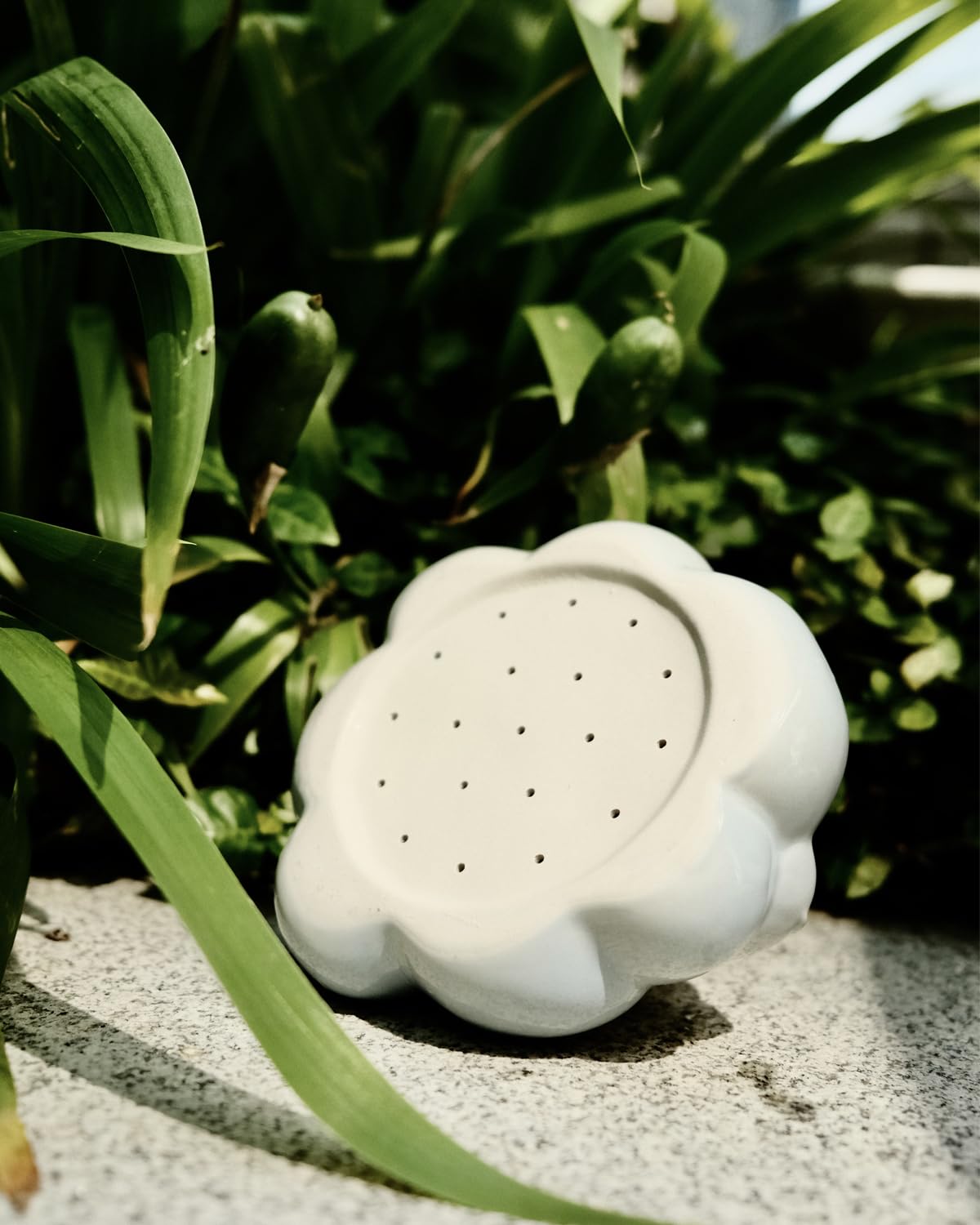 Cute Ceramic Watering Can for Indoor and Outdoor Plants, Rain Cloud Watering Bell Thumb Pot, Small Watering Can for Garden Decoration