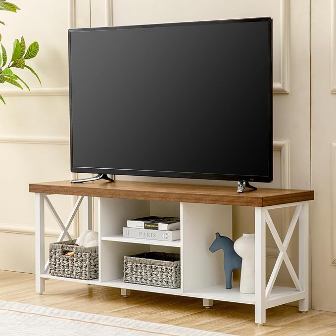 GAZHOME TV Stand for TV up to 55 Inches, TV Cabinet
