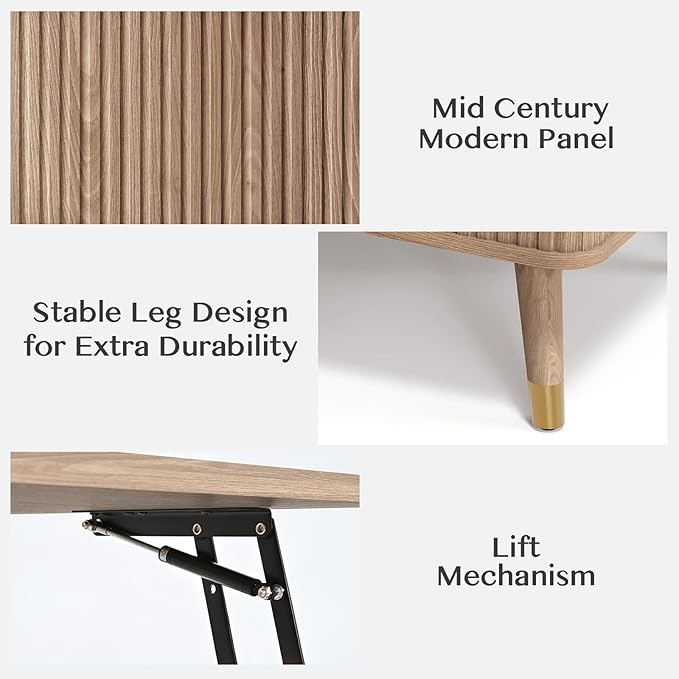 JOINICE Lift Top Coffee Table