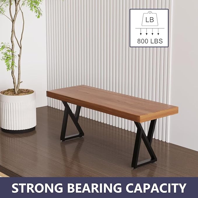 Table Legs 16 Inches, Triangle Type Glossy Bench Legs, DIY Coffee Table Legs