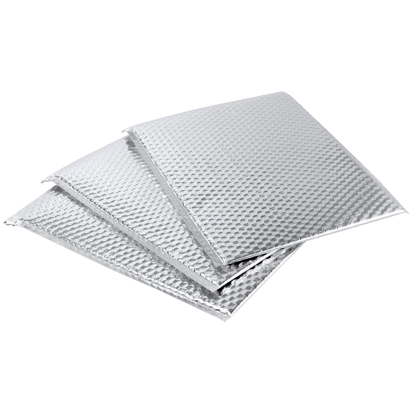 GINLANK 30 PCS 11.4 x 14 Inch Bubble Mailers, Silver Padded Mailing Envelopes, Practical Self Seal Aluminum Film Shipping Envelopes for Packing, Mailing