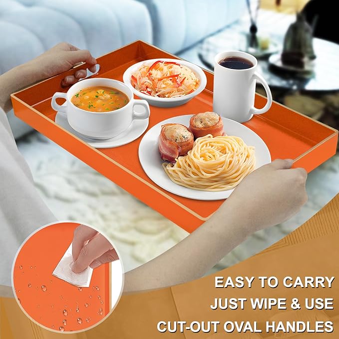 MAONAME Orange Serving Tray