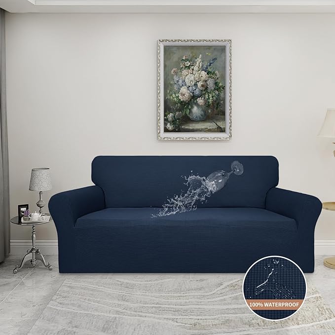 Easy-Going 100% Waterproof Couch Cover, Dual Waterproof Sofa Cover, Stretch
