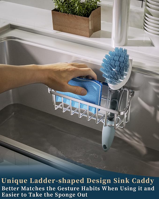 Consumest Sponge Holder Sink Caddy