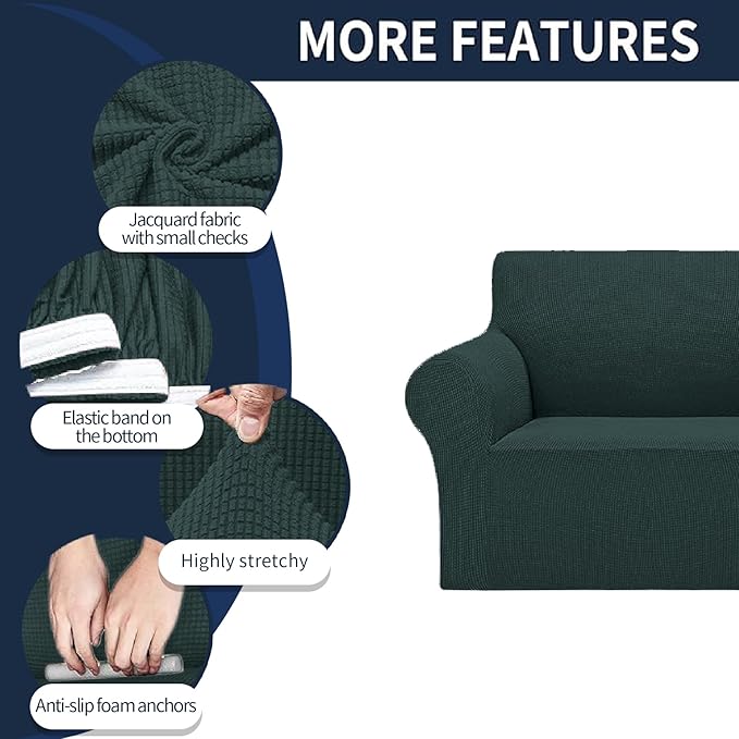 Cupuamon 2026 New Stretch Chair Sofa Slipcovers Couch Cover