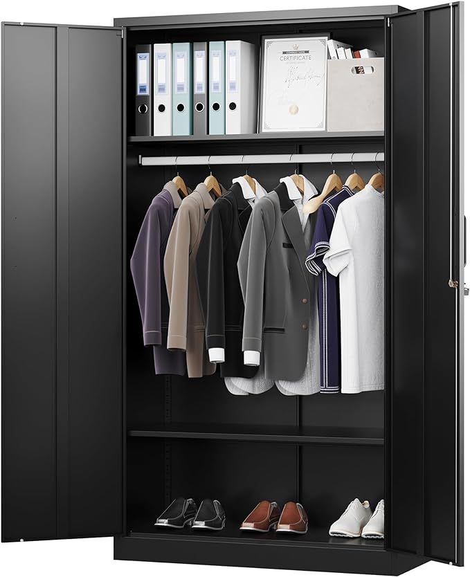 Letaya Metal Wardrobe Cabinets