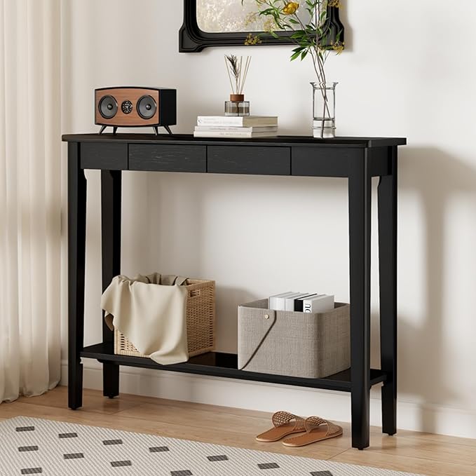 AQIMUELE Wood Console Table
