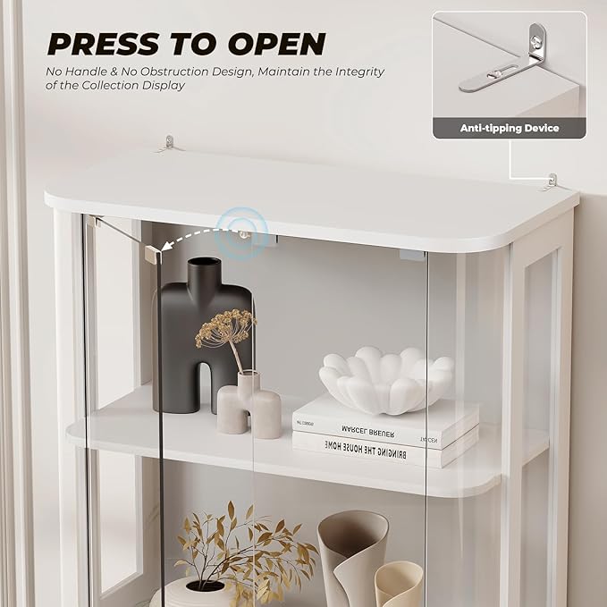 BROTTAR Rounded Display Cabinet
