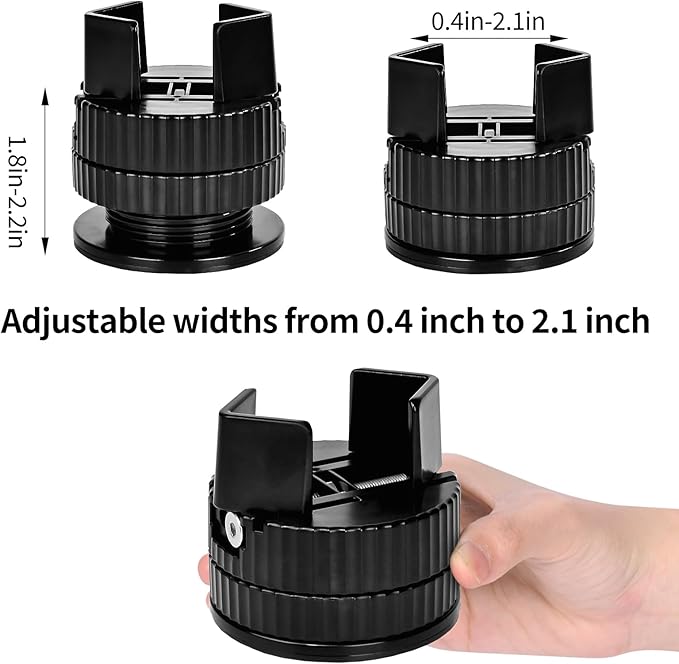 Adjustable Bed Risers Furniture Risers-4 Pack