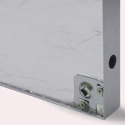 Ghent 36"x24" 1-Door Outdoor Enclosed Vinyl Bulletin Board, Shatter Resistant, with Lock, Satin Aluminum Frame - Ivory (PA13624VX-185), Made in The USA