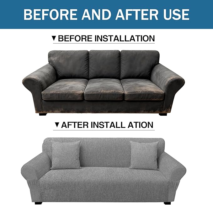 Sofa Slipcover with 2 Pillow Cover