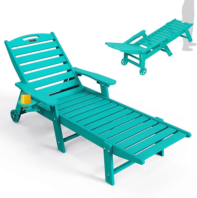 Ciokea Lounge Chair Outdoor, Oversized Chaise Lounge Chair