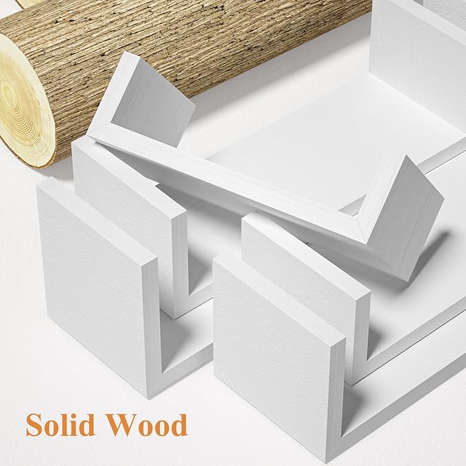 SRIWATANA Floating Shelves for Wall, Wall Shelves for Bathroom, Living Room