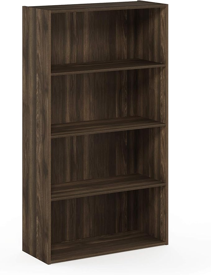 Furinno PASIR Book Shelf, 4-Tier Bookshelf, Bookcase