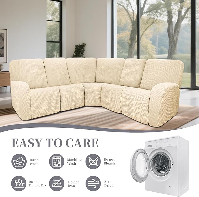 100% Waterproof Sectional Recliner Couch Covers