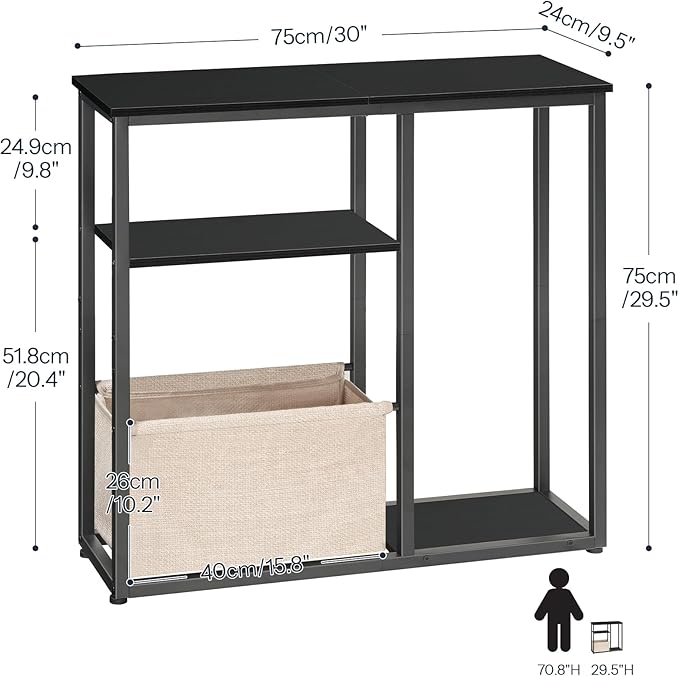 HOOBRO Narrow Console Table