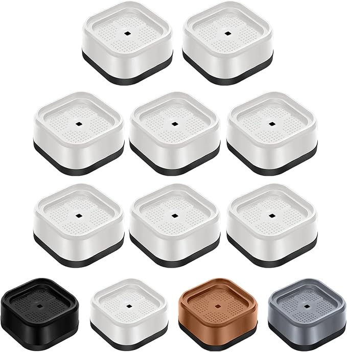 shouwuhho 8 Pack Furniture Risers Adjustable Bed Risers Heavy Duty Lifts Height