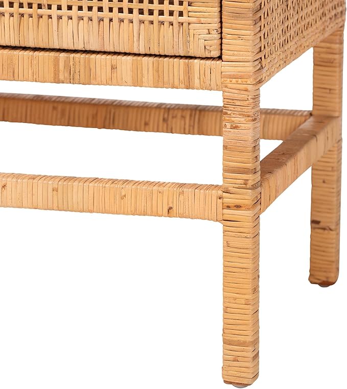 Bali & pari Vivan Natural Rattan Storage Cabinet