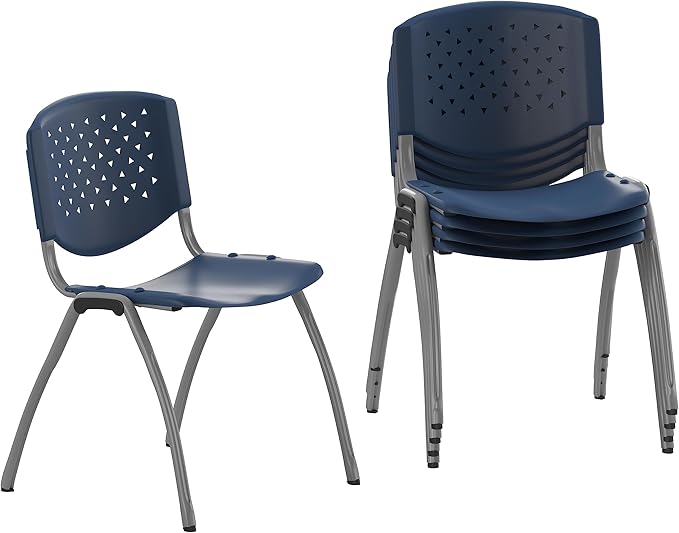 Flash Furniture Hercules Series Plastic Contoured Lobby Chairs