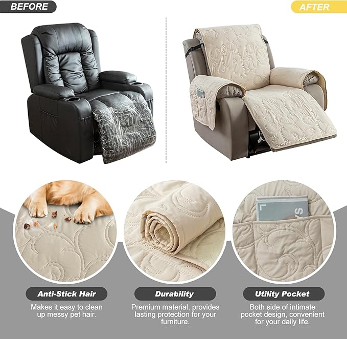 100% Waterproof Recliner Chair Cover, Recliner Chair Covers