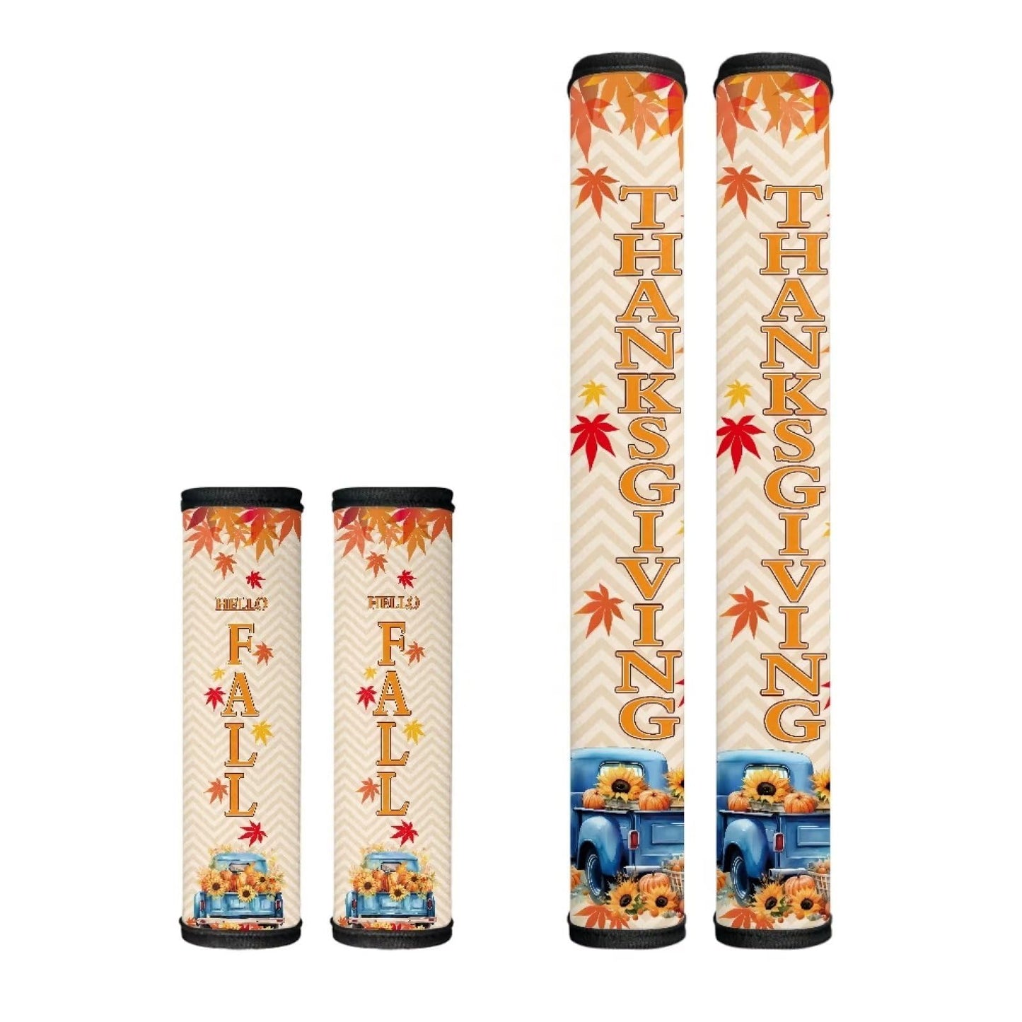 Mintulipy Refrigerator Door Handle Covers Set of 4 Thanksgiving Decor Kitchen Appliance Handle Cover Keep Your Fridge Microwave Oven Stove Dishwasher Clean