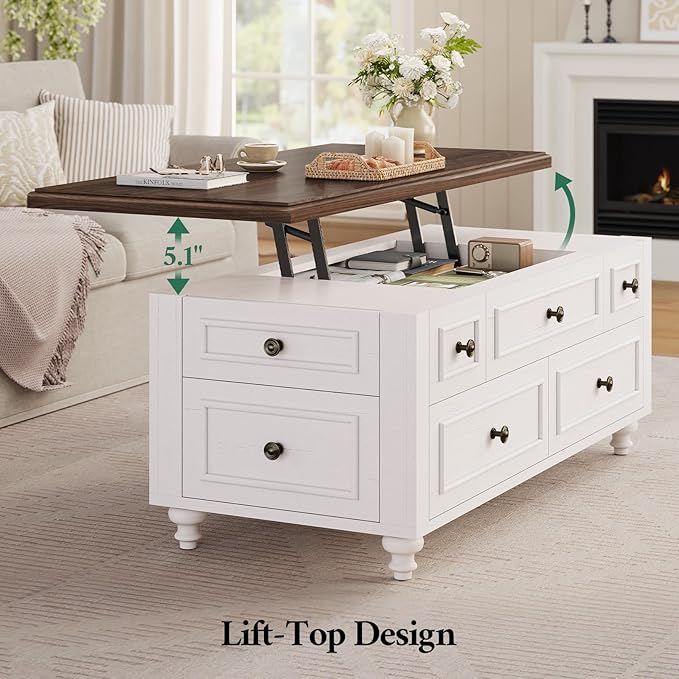 47.2" Lift Top Coffee Table