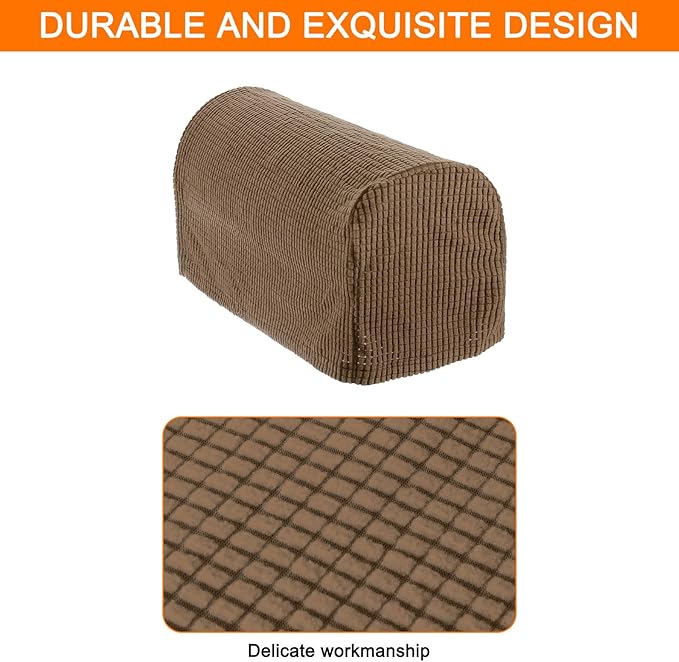 uxcell Stretch Armrest Covers Armchair Anti-Slip
