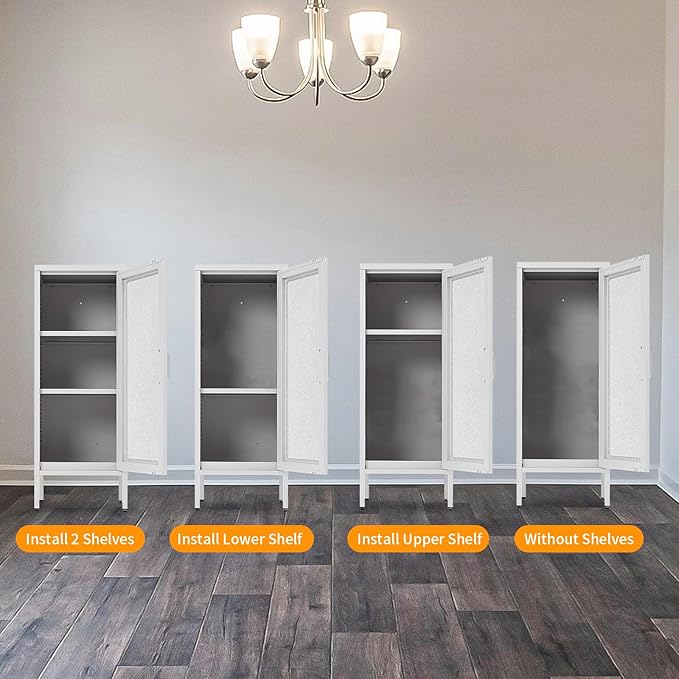 Slim Metal Storage Cabinet