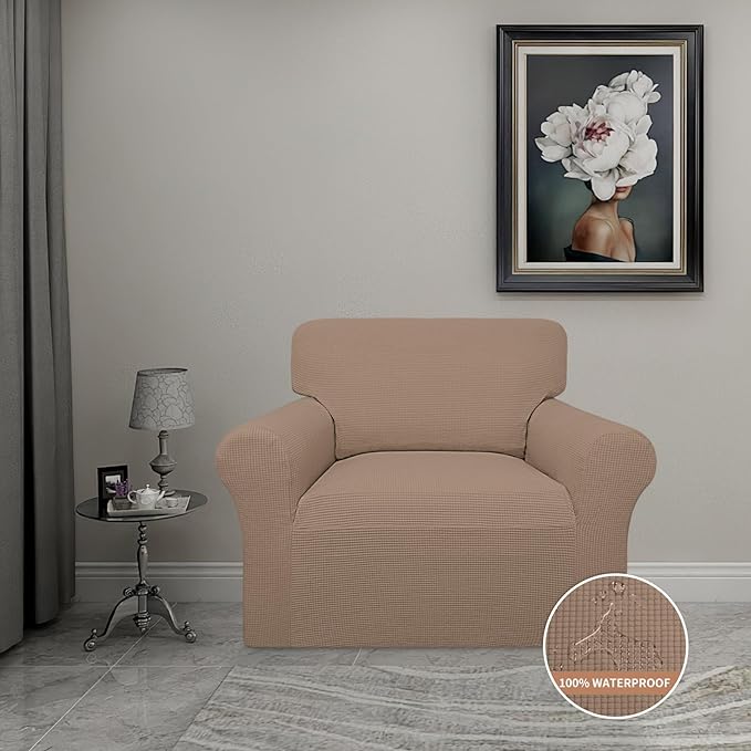 Easy-Going 100% Waterproof Oversized Chair Couch Cover, Dual Waterproof Sofa