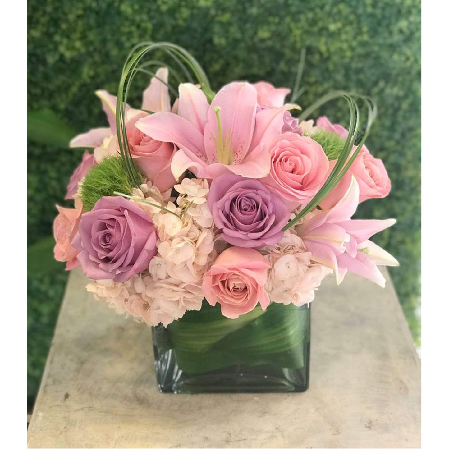 WGV Rectangle Block Vase, Length 6", Width 4", Height 6", Clear Floral Bouquet Glass Container, Fish Tank, Planter Terrarium for Wedding Party Event, Home Office Decor, 1 Piece