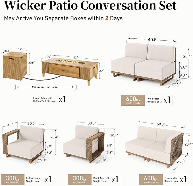 SUNSHINE VALLEY Patio Furniture Set