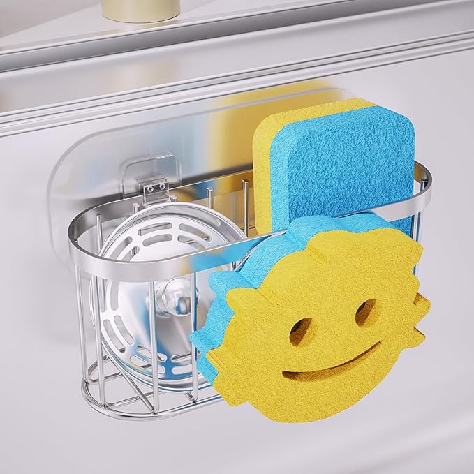 Consumest Sponge Holder Smiley Face
