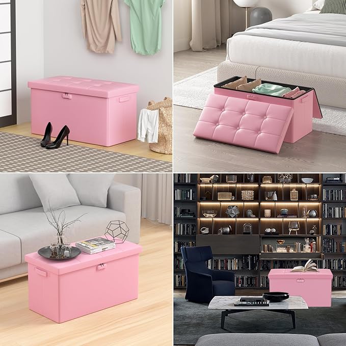 DocSafe Storage Ottoman Bench