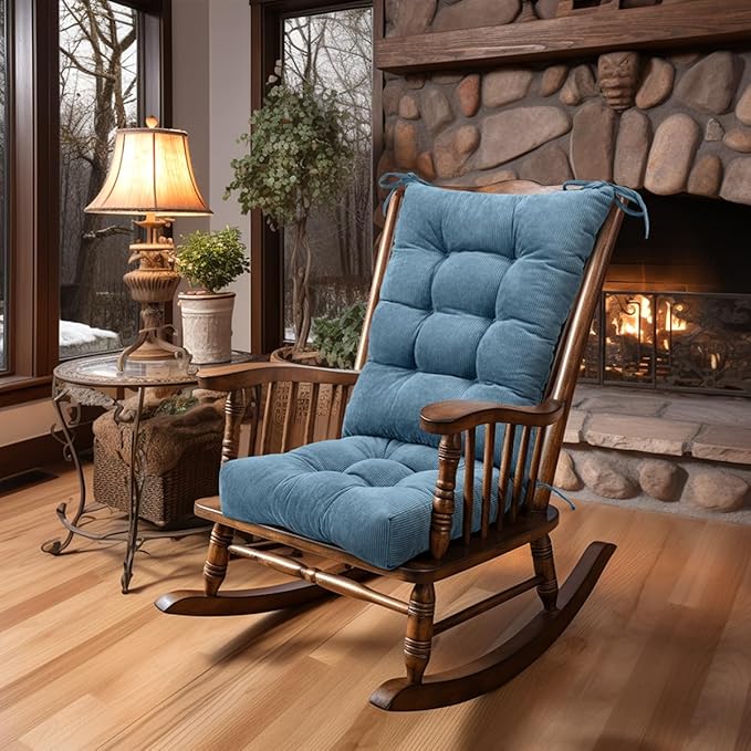 Lokex Rocking Chair Cushion Only, Tufted Non-Slip Comfortable Rocking Chair