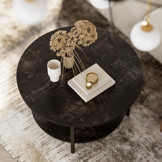 FABATO Round Lift Top Coffee Table