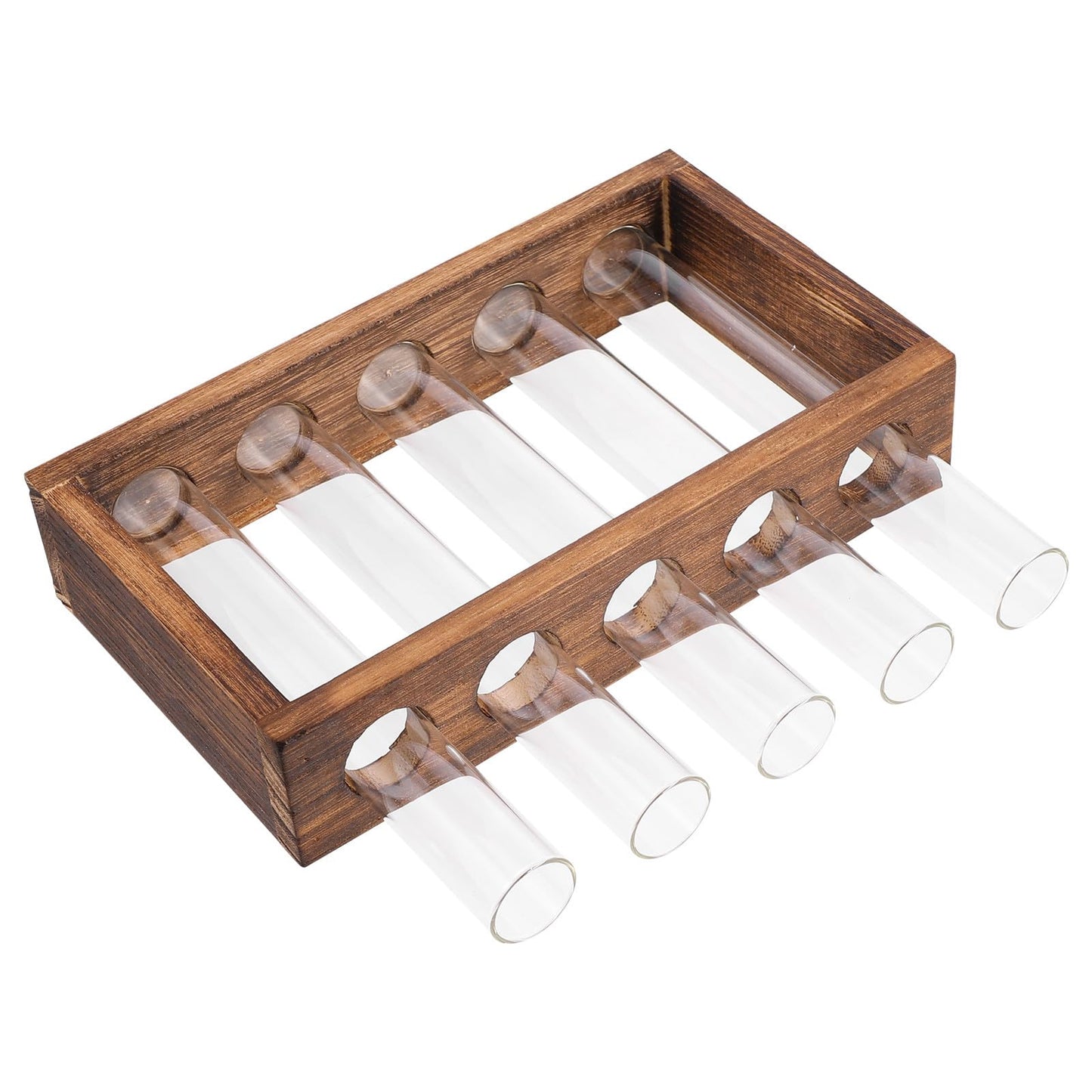 MUCKLILY Glass Test Tube Vase Hydroponic Planter Large Plant Terrarium Container for Home Décor and Water Planting