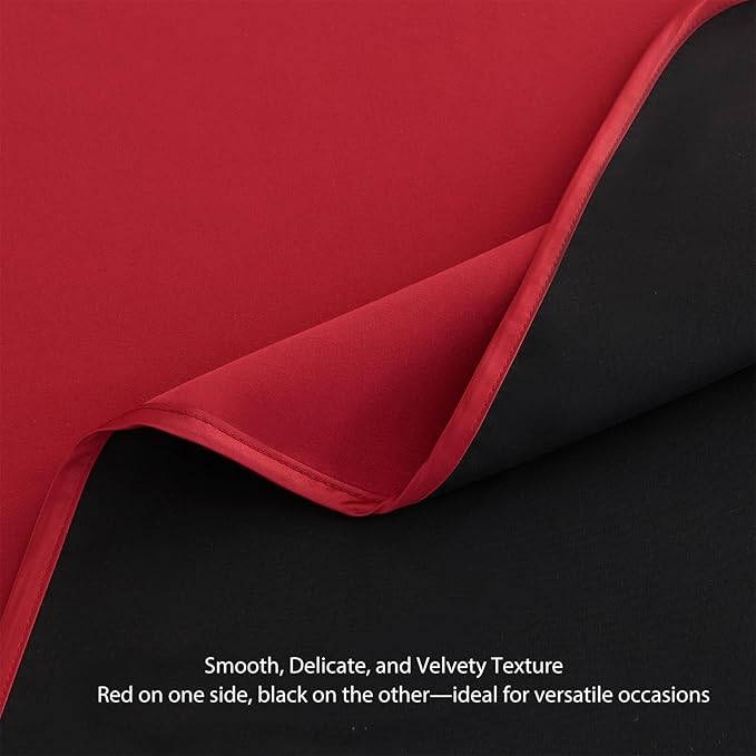 BALCONY & FALCON Rectangular Table Cloth Water Resistant Double-Sided Usable