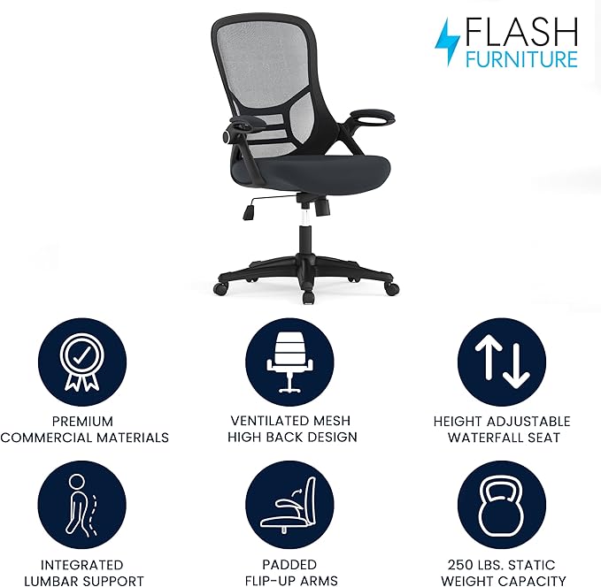 Flash Furniture Porter High-Back Swivel Office Chair