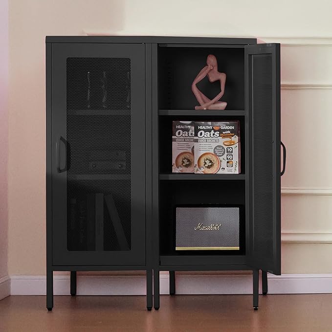 Slim Metal Storage Cabinet