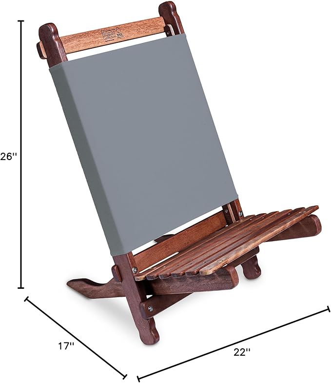 BYER OF MAINE Pangean Lounger Chair – Portable, Lightweight, Foldable Wood and