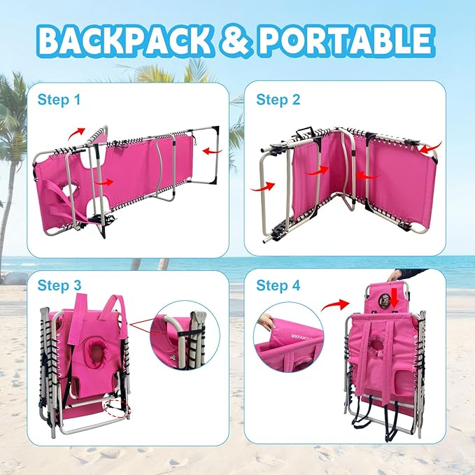 Backpack Sun Tanning Chair