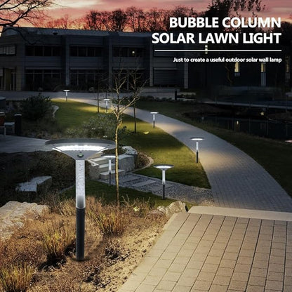 LED Garden Solar Pathway Lights，Outdoor Motion Sensor Landscape Lights for Garden Lighting, IP65 Waterproof Solar Spotlight for Yard