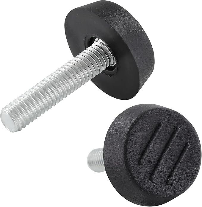 Zorfeter 30 Pcs Screw in Threaded Furniture Adjustable Levelers, M6 Leveling