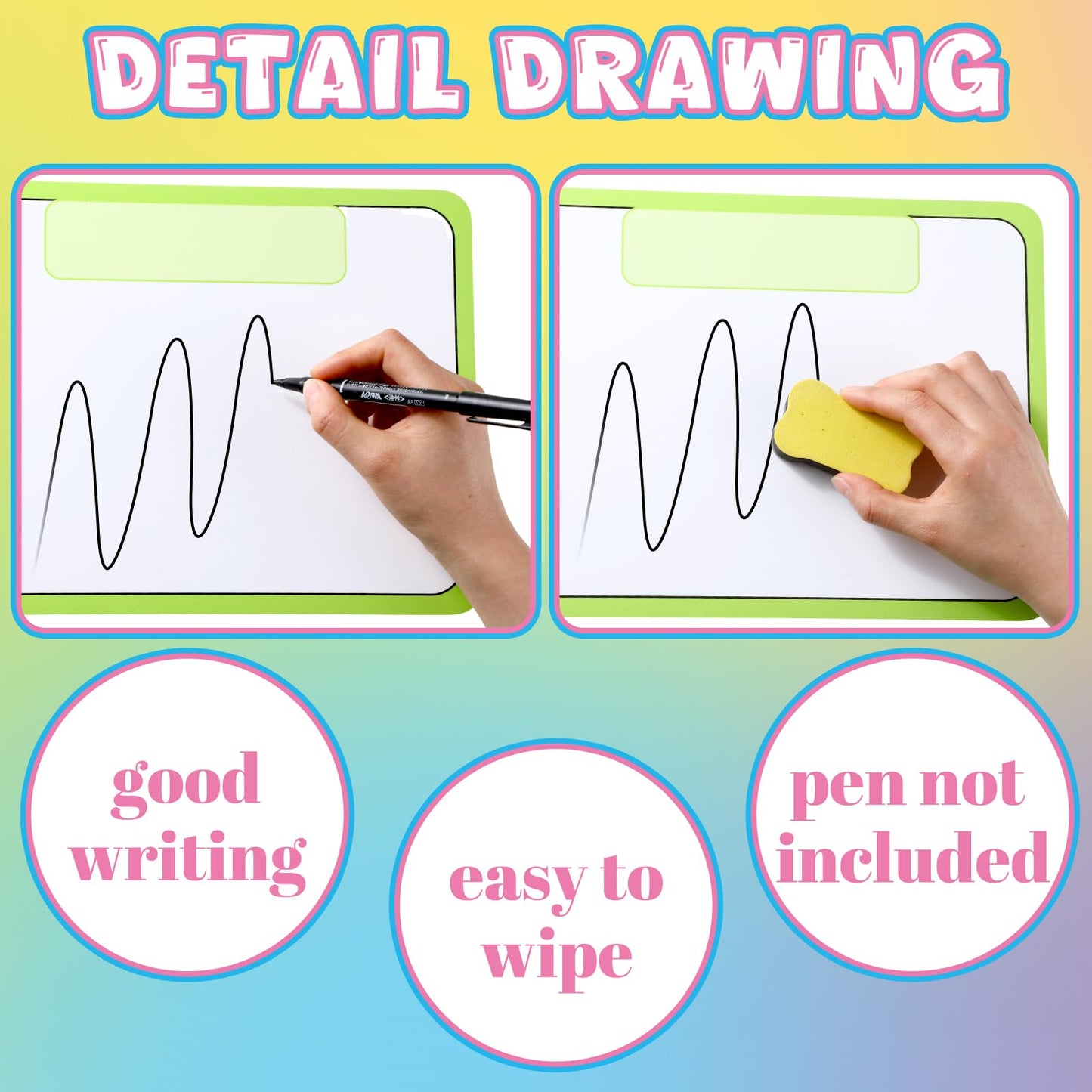 Qilery 7 Pcs Magnetic Write Wipe Organization Chart Magnetic Dry Erase Label Classroom Organization Teacher Objectives for Classroom Whiteboard Goal Target