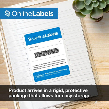 Name Badge Inserts - 4 x 3 - Cardstock - Pack of 6,000, 1,000 Sheets - Inkjet/Laser Printer - Online Labels