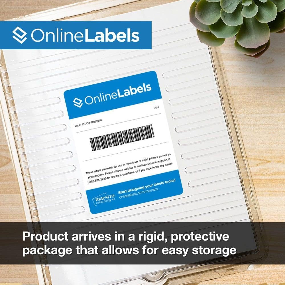 2 x 1 Rectangle Barcode Labels - Pack of 40,000 Labels, 1,000 Sheets - Inkjet/Laser Printer - Online Labels